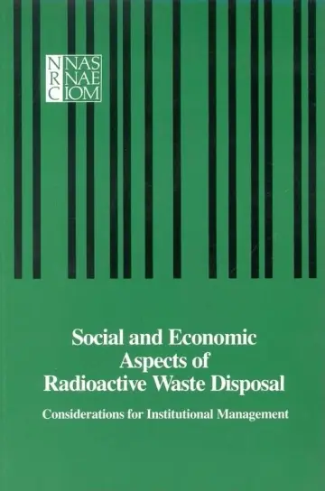 Cover of Social and Economic Aspects of Radioactive Waste Disposal