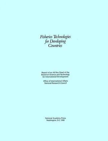 Cover of Fisheries Technologies for Developing Countries