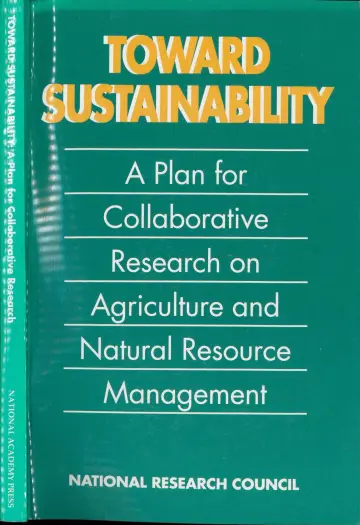 Cover of Toward Sustainability