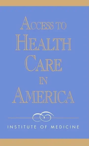 Cover of Access to Health Care in America