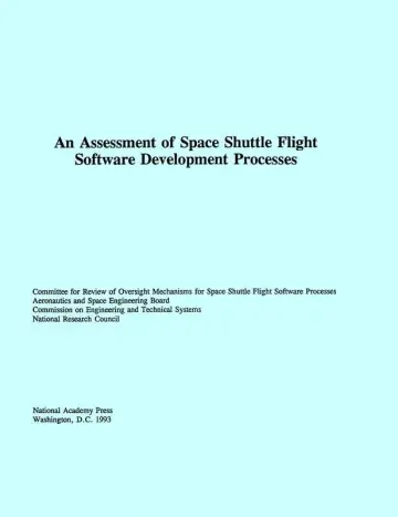 Cover of An Assessment of Space Shuttle Flight Software Development Processes