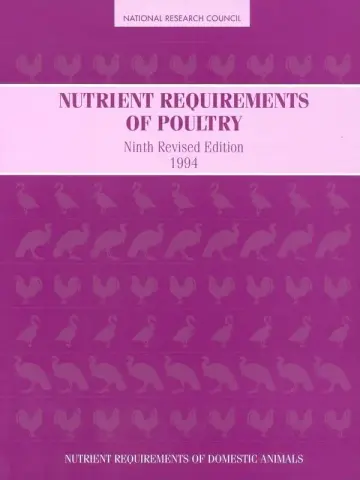 Cover of Nutrient Requirements of Poultry