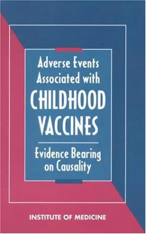 Cover of Adverse Events Associated with Childhood Vaccines