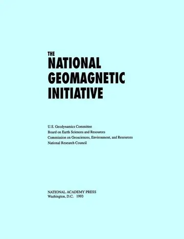 Cover of The National Geomagnetic Initiative