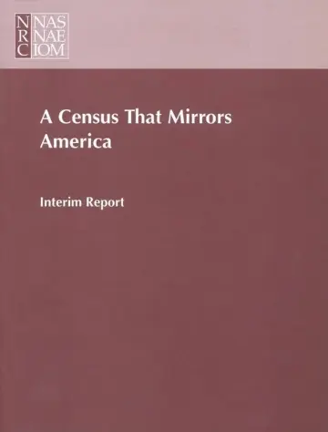 Cover of A Census that Mirrors America