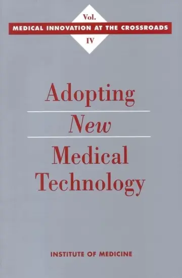 Cover of Adopting New Medical Technology
