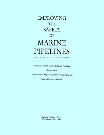 Cover of Improving the Safety of Marine Pipelines