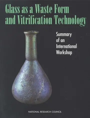 Cover of Glass as a Waste Form and Vitrification Technology