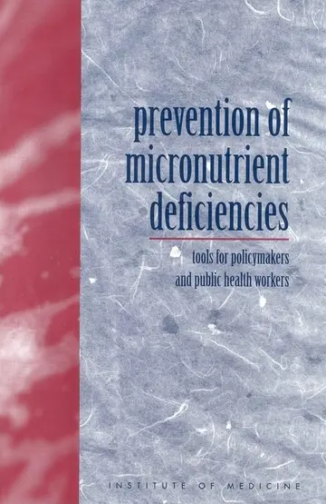 Cover of Prevention of Micronutrient Deficiencies