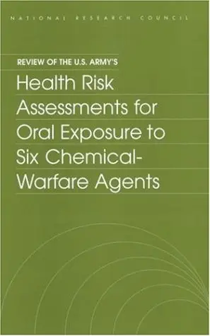 Cover of Review of the U.S. Army's Health Risk Assessment for Oral Exposure to Six Chemical-Warfare Agents
