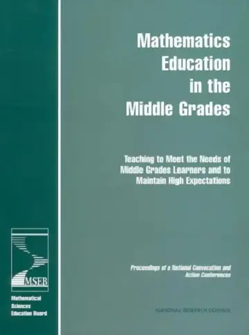 Cover of Mathematics Education in the Middle Grades
