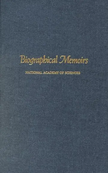 Cover of Biographical Memoirs