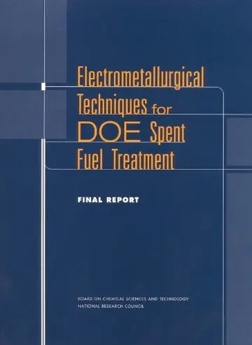 Cover of Electrometallurgical Techniques for DOE Spent Fuel Treatment