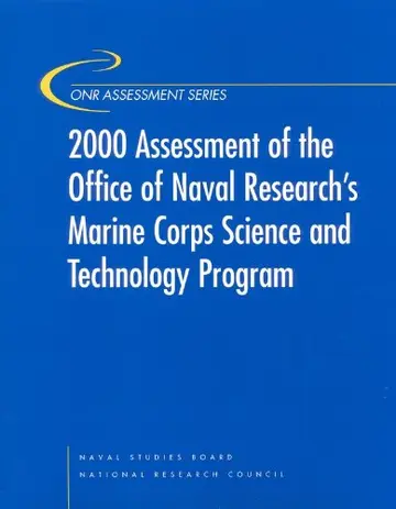 Cover of 2000 Assessment of the Office of Naval Research's Marine Corps Science and Technology Program