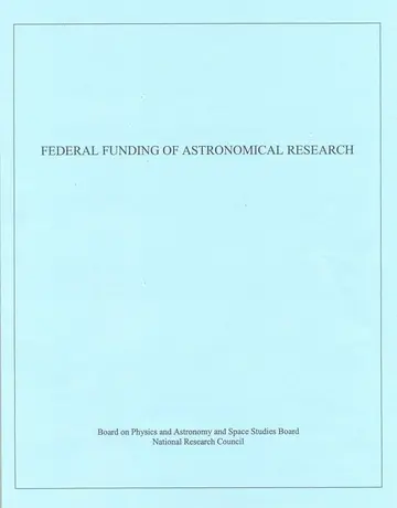 Cover of Federal Funding of Astronomical Research