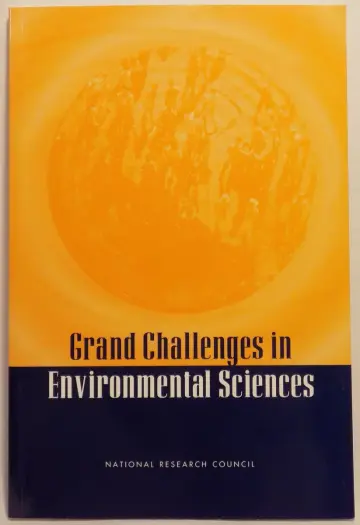 Cover of Grand Challenges in Environmental Sciences