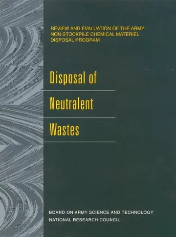 Cover of Disposal of Neutralent Wastes