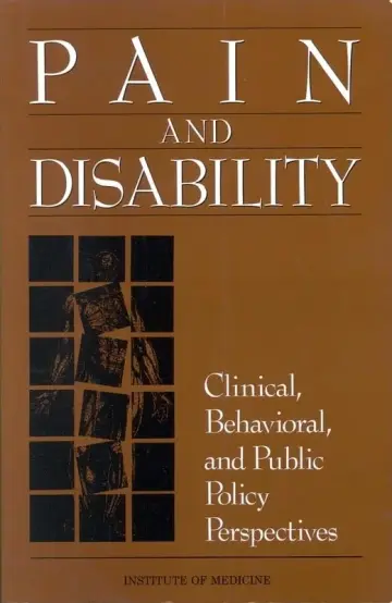 Cover of Pain and Disability