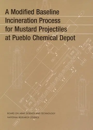 Cover of A Modified Baseline Incineration Process for Mustard Projectiles at Pueblo Chemical Depot