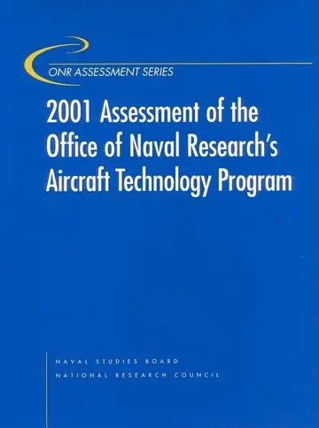 Cover of 2001 Assessment of the Office of Naval Research's Aircraft Technology Program
