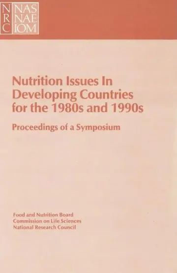 Cover of Nutrition Issues in Developing Countries for the 1980s and 1990s