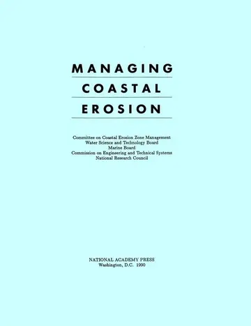 Cover of Managing Coastal Erosion