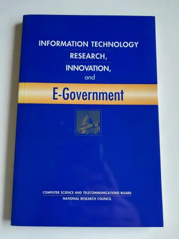 Cover of Information Technology Research, Innovation, and e-Government