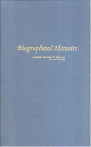 Cover of Biographical Memoirs