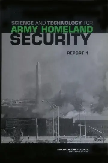 Cover of Science and Technology for Army Homeland Security