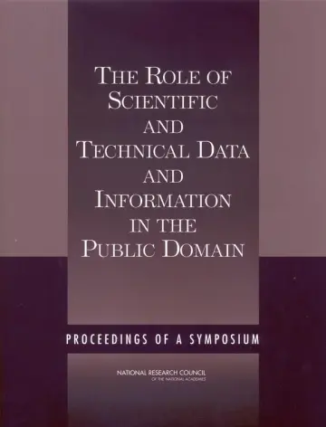 Cover of The Role of Scientific and Technical Data and Information in the Public Domain