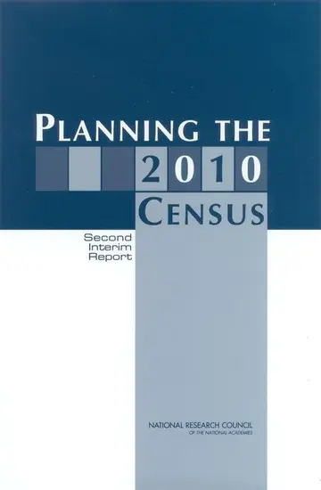 Cover of Planning the 2010 Census