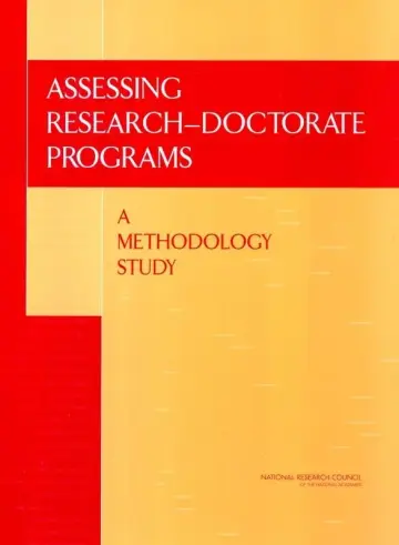 Cover of Assessing Research-Doctorate Programs