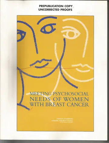 Cover of Meeting Psychosocial Needs of Women with Breast Cancer