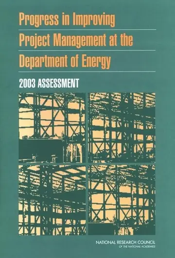 Cover of Progress in Improving Project Management at the Department of Energy