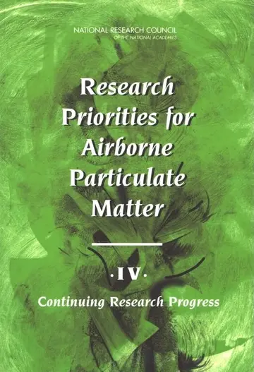 Cover of Research Priorities for Airborne Particulate Matter
