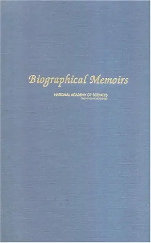 Cover of Biographical Memoirs