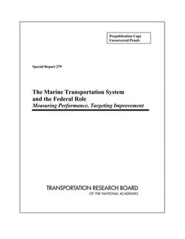 Cover of The Marine Transportation System and the Federal Role