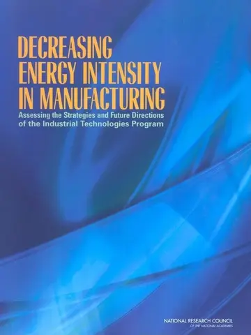 Cover of Decreasing Energy Intensity in Manufacturing