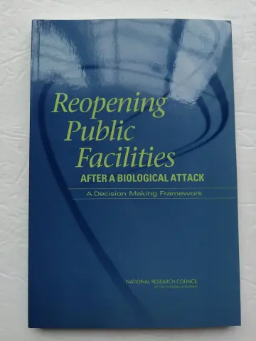 Cover of Reopening Public Facilities After a Biological Attack