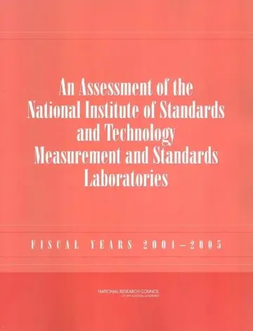 Cover of An Assessment of the National Institute of Standards and Technology Measurement and Standards Laboratories
