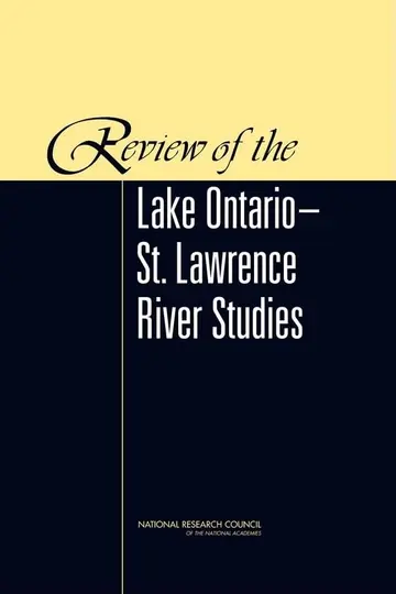 Cover of Review of the Lake Ontario-St. Lawrence River Studies