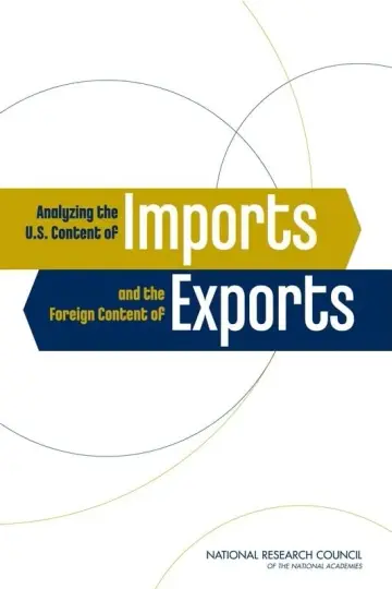 Cover of Analyzing the U.S. Content of Imports and the Foreign Content of Exports