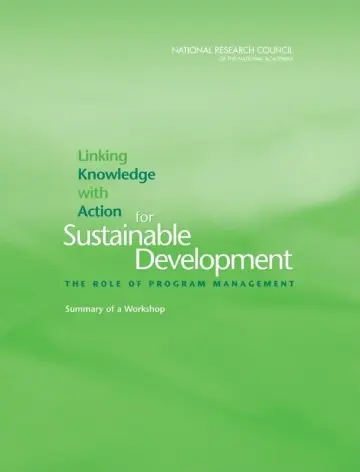 Cover of Linking Knowledge with Action for Sustainable Development