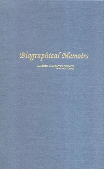 Cover of Biographical Memoirs