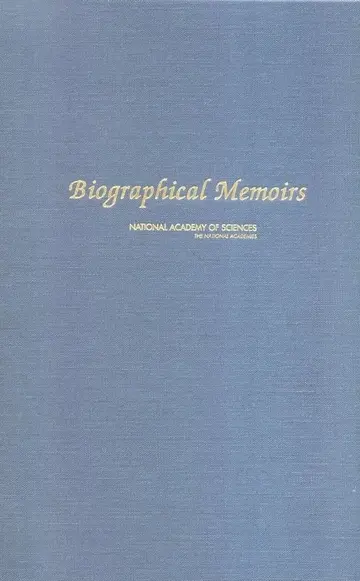 Cover of Biographical Memoirs