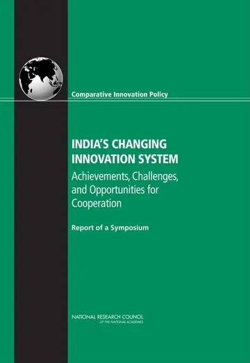 Cover of India's Changing Innovation System