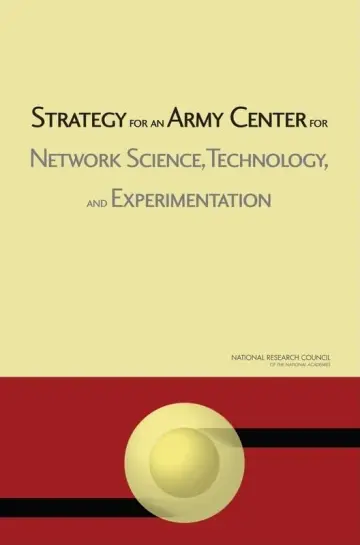 Cover of Strategy for an Army Center for Network Science, Technology, and Experimentation