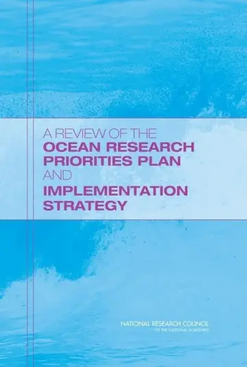 Cover of A Review of the Ocean Research Priorities Plan and Implementation Strategy