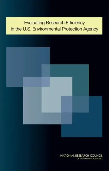 Cover of Evaluating Research Efficiency in the U.S. Environmental Protection Agency