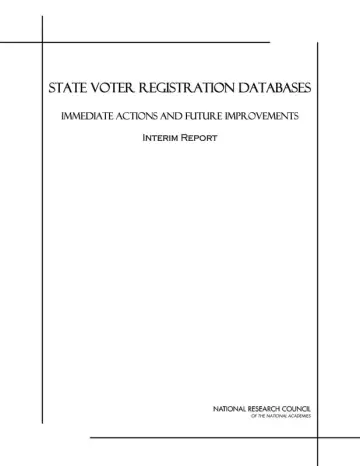 Cover of State Voter Registration Databases
